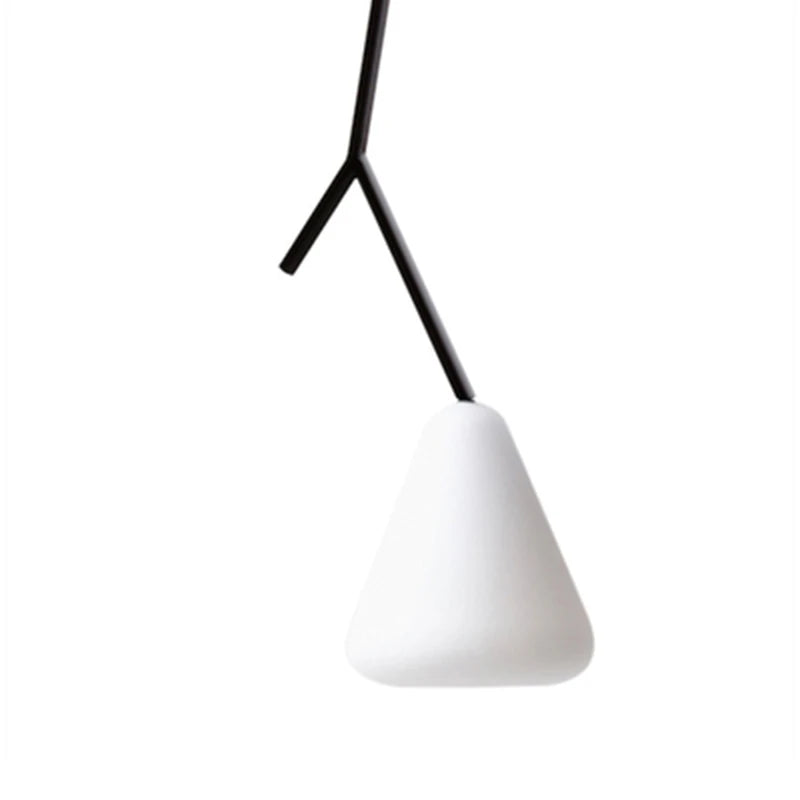 DecorBites™ Glass Pendant Lights: Modern LED Nordic Branch Design Hanging Lamp
