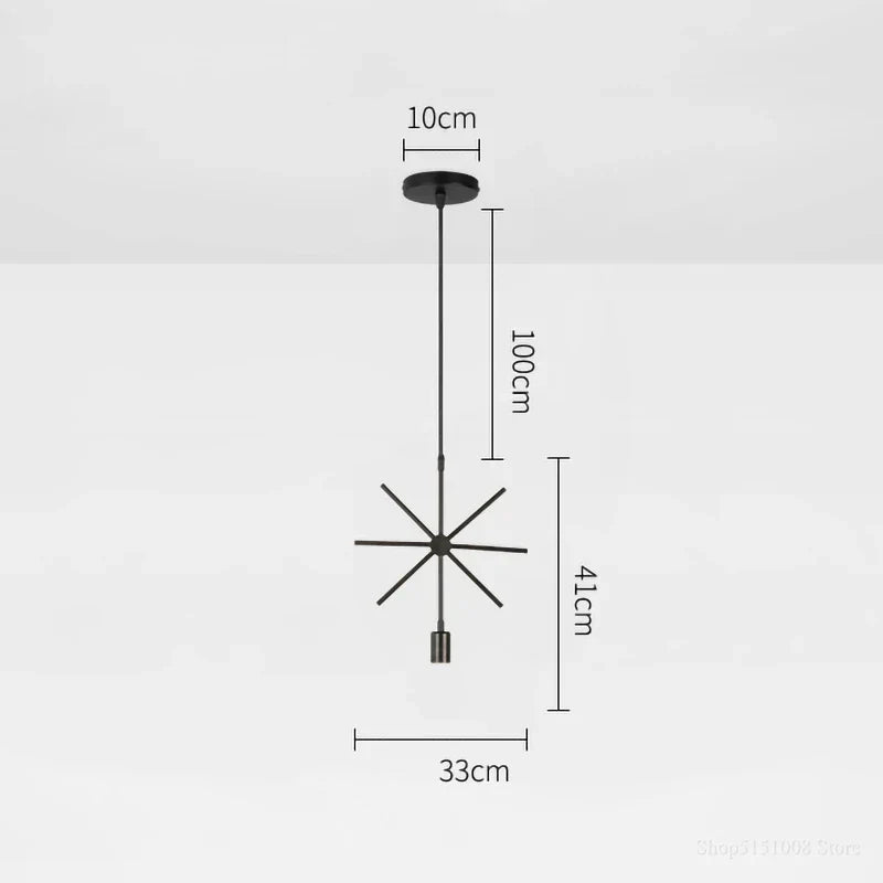 DecorBites™ Industrial Nordic Retro Pendant Lights for Home and Bar Chandelier.