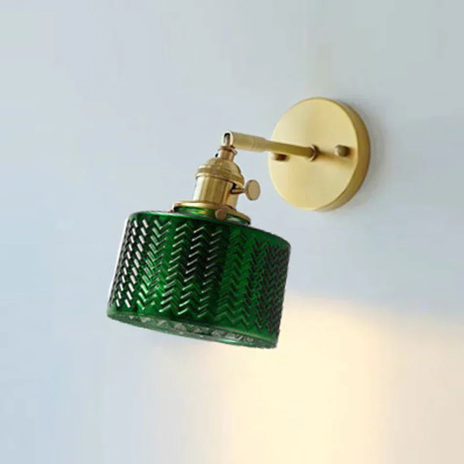 DecorBites™ Green Glass LED Pendant Light - Stylish Lighting Fixture for Modern Interiors