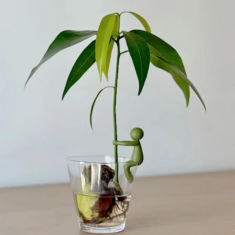 3 Colorful plant stand - The plastic flower stand features a unique design,Convenient for plant cultivation and flower storage,V