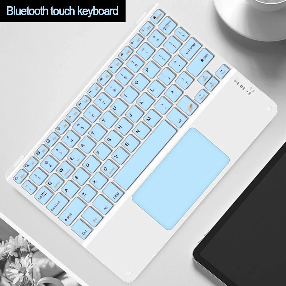Touchpad Bluetooth Keyboard For Smart Phone PC Computer Laptop Wireless Keyboard For iOS Android Windows for iPad Keyoboard