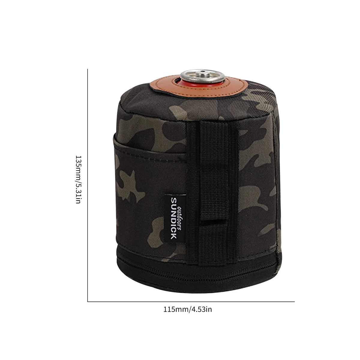 Camping Gas Can Portable Ventilated Propane & Butane Protector Outdoor
