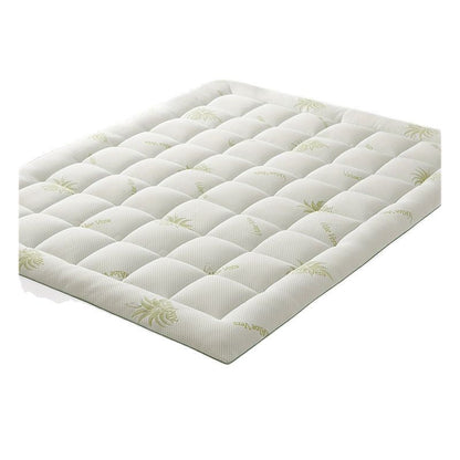 Bamboo Mattress Topper – Cooling, Extra Thick & Soft Quilted Cover for Back Pain Relief