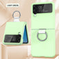 Transparent Protective Case For Galaxy Zflip4 Fastened Ring