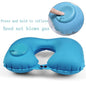 Portable U-Shape Inflatable Travel Pillow