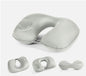 Portable U-Shape Inflatable Travel Pillow