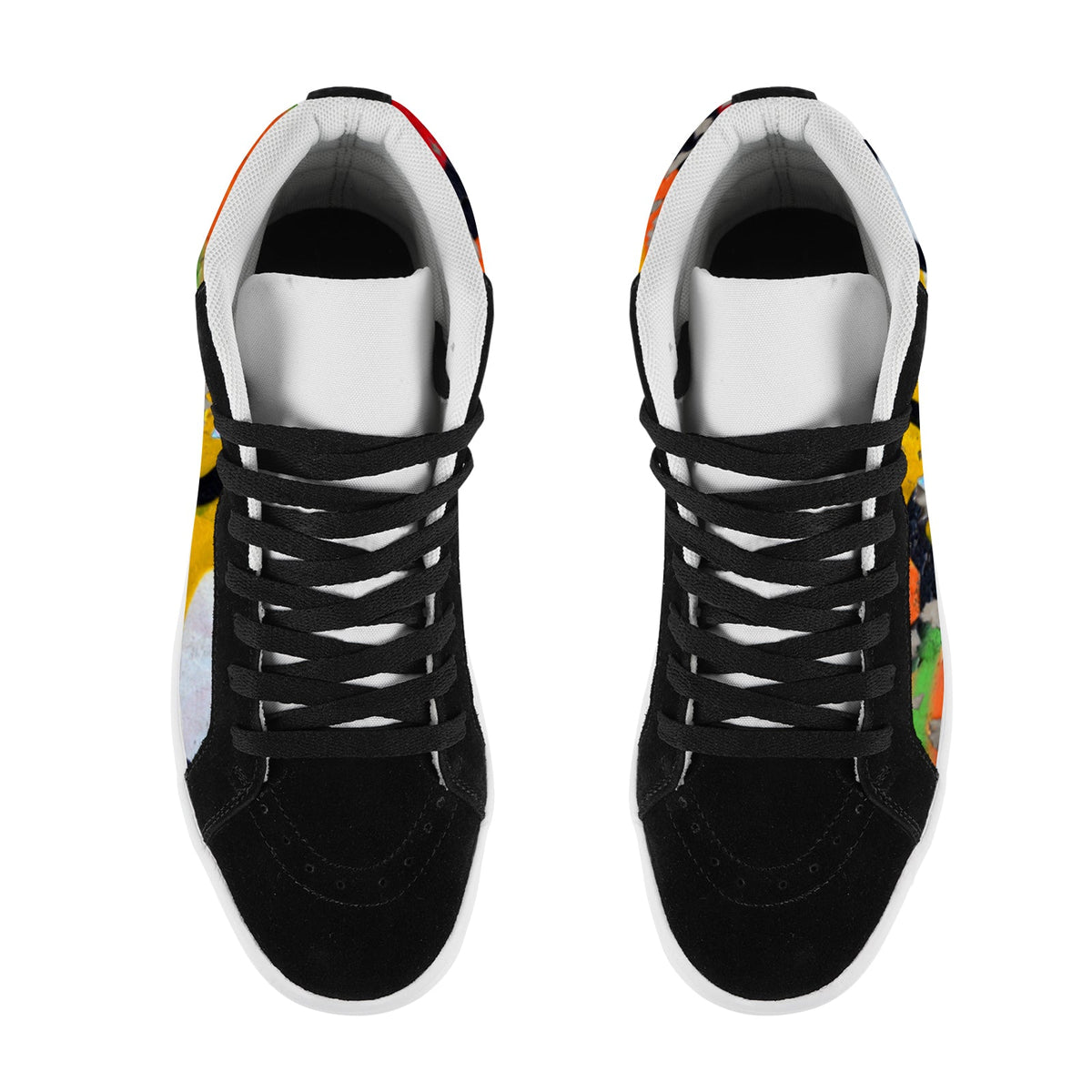 Capricornus High Top Splicing Canvas Women's Shoes (Model 037)