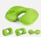 Portable U-Shape Inflatable Travel Pillow