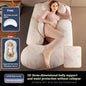 Maternity Pillow – Waist Support Side-Sleeping Cushion for Pregnancy Comfort
