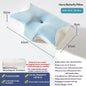 Butterfly Memory Foam Pillow – Slow-Rebound Neck Support in Ice Silk & Baby Velvet