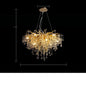 Postmodern Light Luxury Chandelier Water Drop Crystal Lamp Atmosphere