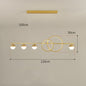 Rectangular Table Lamp Creative New Dining Room Bar Simple Modern Chandelier