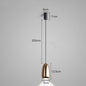 Net Celebrity Small Chandelier Led Creative Bullet Head Bedside Hanging Wire Lamp
