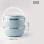 Stainless Steel Insulated Bento Lunch Box – 2/3/4 Layer