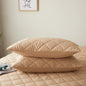 Pure Cotton Quilted Pillow Protective Cover