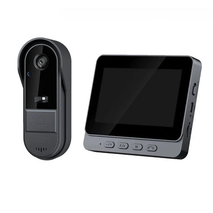 Smart WiFi 2.4G Wireless Doorbells Video Intercom Camera Inteligente Night Vision 4.3inch HD Screen For Security Home Apartment