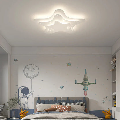 DecorBites™ Kids Room LED Chandelier - Stars and Moon Ceiling Lamp for Bedroom Nursery