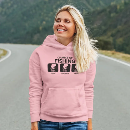 Chance of Fishing Unisex Hoodie