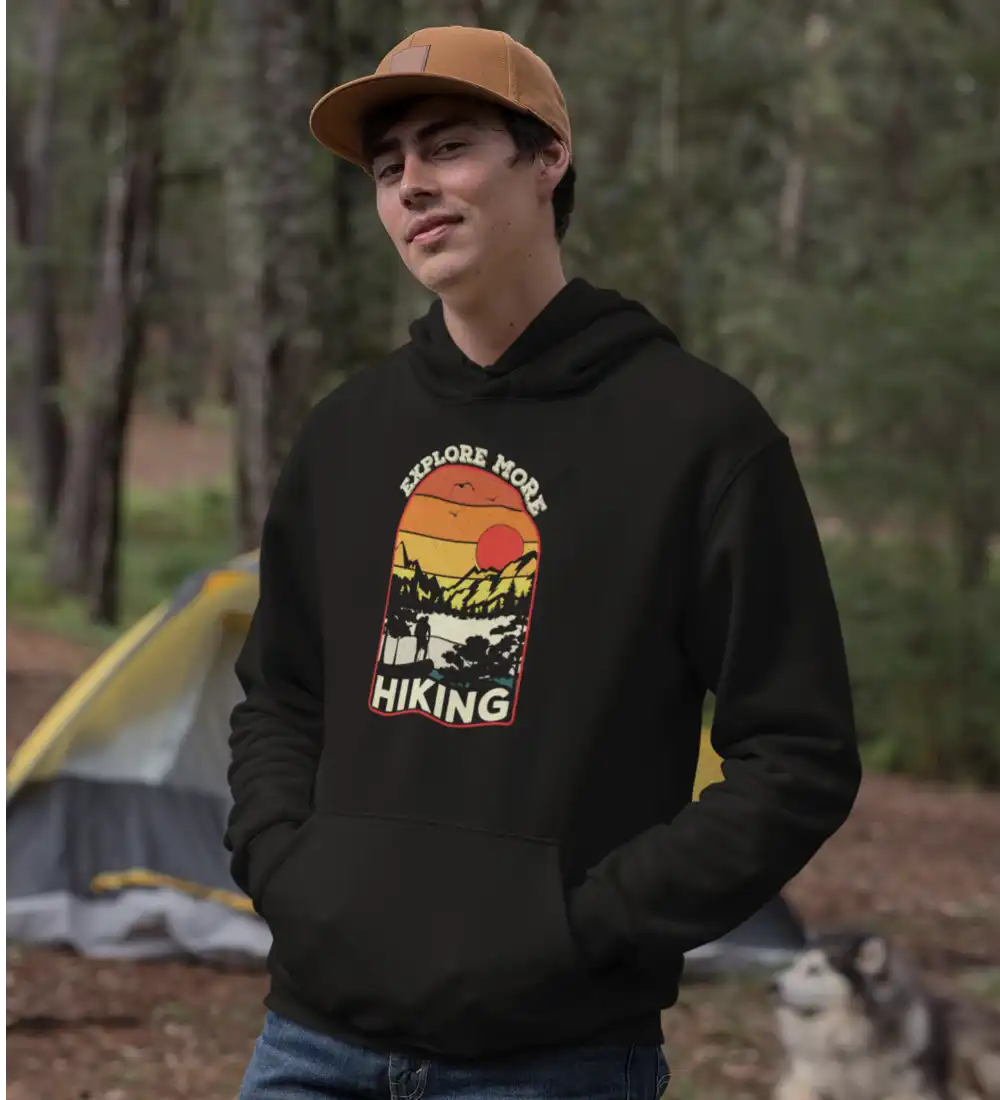 Explore More Hiking Unisex Hoodie
