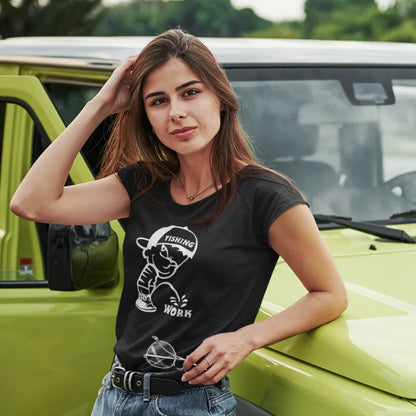 Fishing And Work T-Shirt for Women