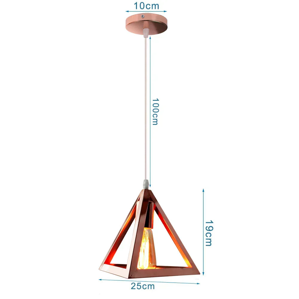 DecorBites™ Industrial Pendant Lights E27 LED Hanging Lamp Modern Loft Lighting for Home