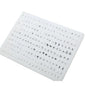 100pairs Acrylic Crystal Heart Star Moon Small Stud Earrings Set for