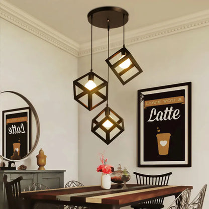 DecorBites™ Industrial Pendant Lamp: Minimalist Nordic Design for Dining Room, Bar, and Villa Decor