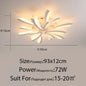 DecorBites™ LED Ceiling Chandelier Lights for Living Room Bedroom Dining Study White Black