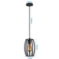 DecorBites™ Industrial Nordic Cage Pendant Light, Black Iron Retro Loft Hanging Lamp