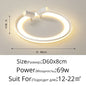 DecorBites™ LED Chandelier: Modern Indoor Lighting Fixture for Bedroom, Living Room, Kitchen & Showroom