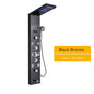 DecorBites™ LED Light Shower Panel Faucet with Waterfall Rain Shower Head and Massage Jets