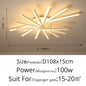 DecorBites™ LED Ceiling Chandelier Indoor Lighting Living Room Bedroom Hall Aisle Lustre Fixture