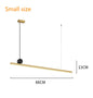 DecorBites™ Linear LED Gold Pendant Light for Island, Restaurant, Bar - Nordic Designer Style