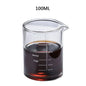 DecorBites™ Glass Espresso Milk Jug With Handle: Heat-resisting, Double/Single Mouth, Glass Scale Measure Mugs