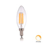DecorBites™ LED Flame Bulb E12 E14 C35 Retro Candle Filament 4W 6W Dimmable Warm White