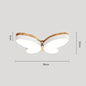 DecorBites™ LED Butterfly Chandelier Modern Wood Ceiling Light for Kids Room