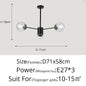 DecorBites™ Glass LED Chandeliers: Modern Dining Room Bedroom Living Room Pendant Lights