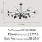 DecorBites™ Glass LED Chandeliers: Modern Dining Room Bedroom Living Room Pendant Lights