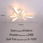 DecorBites™ LED Ceiling Chandelier Lights for Living Room Bedroom Dining Study White Black