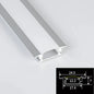 DecorBites™ LED Aluminum Profiles Recessed Channel Bar Strip Lights