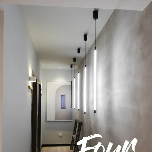 DecorBites™ LED Long Line Chandelier for Living Room and Bedroom