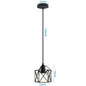 DecorBites™ Industrial Nordic Cage Pendant Light, Black Iron Retro Loft Hanging Lamp