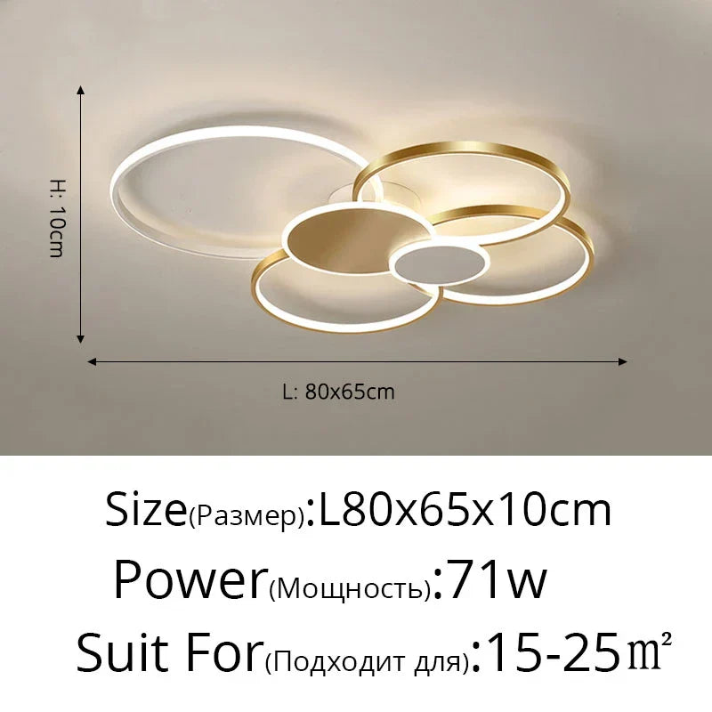 DecorBites™ LED Chandeliers for Bedroom Dining Living Room Hall Indoor Lighting