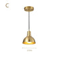 DecorBites™ Golden E27 LED Chandelier for Bedroom and Study Room