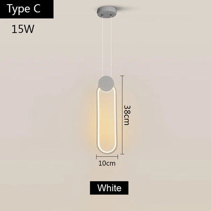 DecorBites™ LED Aluminum Pendant Lamp for Kitchen, Restaurant, Bar, Living Room, Bedroom