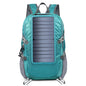 Solar Backpack Foldable Hiking Daypack With 5V Power Supply 6.5W Solar Panel Charge For Cell Phones