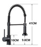 DecorBites™ Kitchen Faucet: Nickel Sink Mixer, Chrome Vanity Tap, Rotating Faucet for Modern Homes