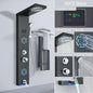 DecorBites™ LED Light Shower Faucet System: Rainfall, Massage Jets, Waterfall Panel with Temperature Control