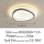 DecorBites™ LED Chandeliers Lights Dimming Modern Luminaire for Home Decor