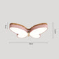 DecorBites™ LED Butterfly Chandelier Modern Wood Ceiling Light for Kids Room